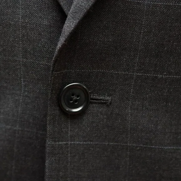 Jos A Bank Mens Blazer Sport Coat Two Button Casual Jacket 42R Wool D060357‎
